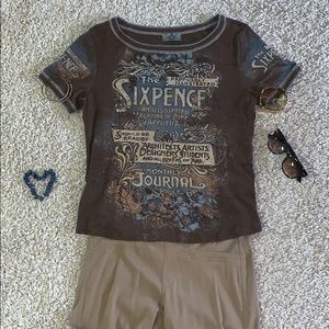 Vintage vanilla sugar tee